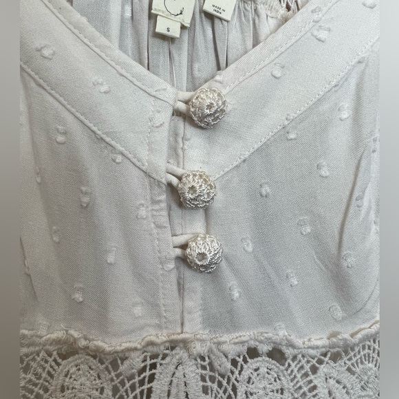 Anthropologie Eloise maxi dress, off-white. New with tags. Size small. - Picture 4 of 5